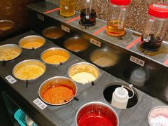 自助调料区-淘米捞·米汤脆鲩鱼火锅(福田皇岗店)