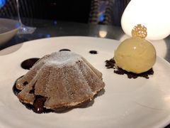 JG巧克力蛋糕，意式香草冰淇淋-Mercato莫卡多露台餐厅与酒吧(K11店)