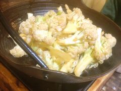 干锅有机菜花-强氏喜阿婆粥饼店(大众街店)