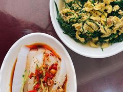 沙葱炒鸡蛋-壹阁胡羊焖饼(特色小吃街店)