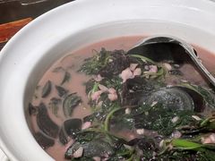 皮蛋煮苋菜-宅里香.自然餐厅(湘大店)