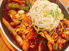 炒鱿鱼-姜虎东白丁韩国烤肉(吉利大厦店)