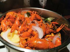 高压锅蒸大虾-蚝翅·海鲜粥·烧烤·宁夏滩羊季(玉米楼店)