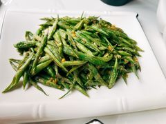 咸蛋黄四季豆-王城醋血鸭老店
