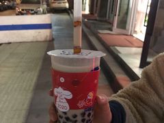 黑糖青蛙撞奶-茶百道(二宫店)