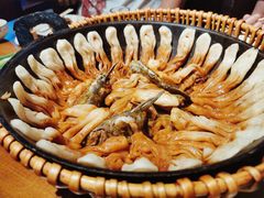 嘎鱼粘卷子-华盛园卷子王农家菜水库鱼