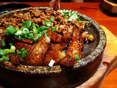 肉沫茄子-鑫日千里马朝鲜族小馆(总店)