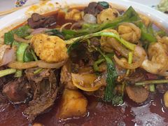 草原土鸡焖花卷-马旭土鸡焖花卷新疆菜大盘鸡·真域顺西域美食(天马大道店)