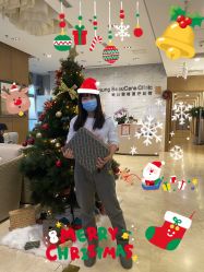 在大厅收到了圣诞礼物-北京米扬丽格医疗美容·联合丽格鼻整形中心