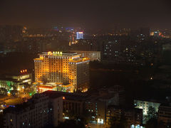 窗外夜景2-成都瑞城名人酒店