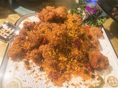 避风塘牛蛙-天宝食坊·啫啫煲大排档(西华路店)