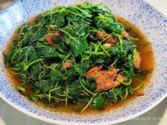 金花菜蚌肉-金典银峰老鹅馆·昆山菜(亭林公园店)