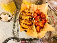 炸鸡翅一半一半-富乐满韩国正宗炸鸡韩国料理(虹泉路店)