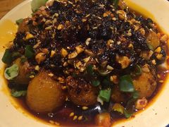 虎皮鹌鹑蛋-拈签一笑黄牛肉辣卤串串