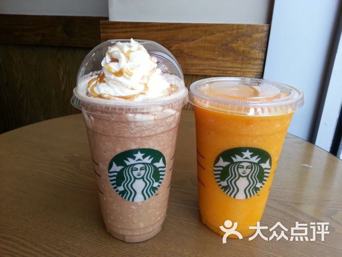 摩卡星冰乐,芒果西番莲果茶星冰乐