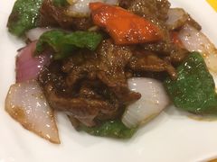 黑椒牛肉-鹿港小镇经典老上海菜(长乐路店)