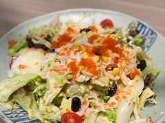 温泉蛋蟹肉沙拉-炙柒Sekinana·精致料理 烧鸟·铁板烧(海上世界店)