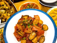 -东来菜馆•手抓海鲜家常菜•海鲜锅贴(鸽子窝店)