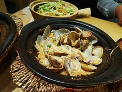 金针菇肉沫焗花甲-邹开喜·炭炉鸡煲·海鲜火锅(虹口足球场店)