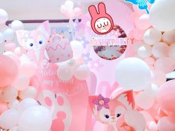 -11 Baby百日宴生日气球创意布置