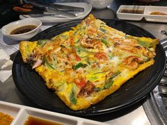 海鮮餅-韩聚屋韩国烤肉餐厅(新北万达店)