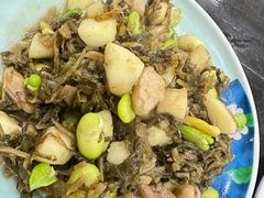 咸菜毛豆炒菱角-绍兴名菜馆(可乐路店)