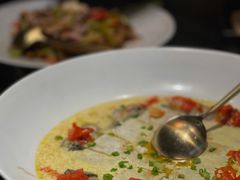 鸡蛋生蚝蒸臭豆腐-青桃餐厅
