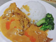 咖喱鸡扒饭-大头力茶餐厅(花都融创茂店)
