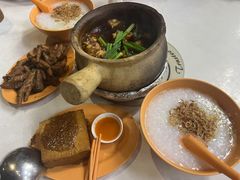 -长城砂煲田鸡粥
