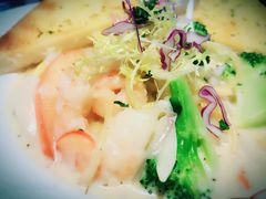 奶油蘑菇培根意面-遇见西木美式餐厅(体育路店)