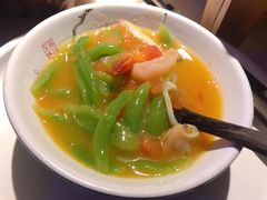 翡翠海鲜面疙瘩-绿茶餐厅(汇悦大融城店)