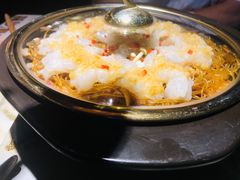 蒜蓉粉丝蒸开边虾-绿茶餐厅(乐峰广场店)