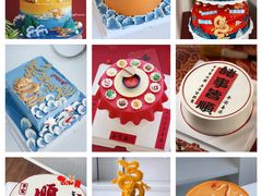 -咖咖熊蛋糕定制·英国蓝风车动物性淡奶油