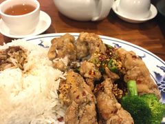 椒盐鸡扒饭-玫瑰苑烧腊饭店