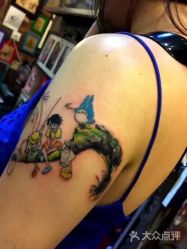 卡通 龙猫-游刃刺青TATTOO纹身工作室