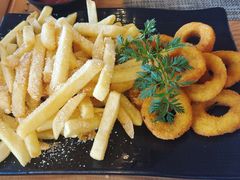 炸薯条鱿鱼圈-国宾酒店-花园咖啡自助餐厅(北营房中街店)