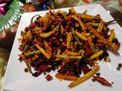 干煸鱿鱼须-裕德隆清真饭庄·天津特色菜(河东店)
