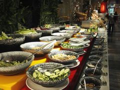 自助取餐区-威珀斯酒店·珀萃美食餐厅 | 海鲜刺身·现烤生蚝·特色烤肉