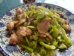 苦瓜炒肉-生态苑农庄(十里画廊遇龙河店)