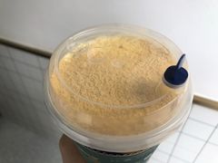 咸芝士奶盖和黄豆粉-茶百道(河婆店)