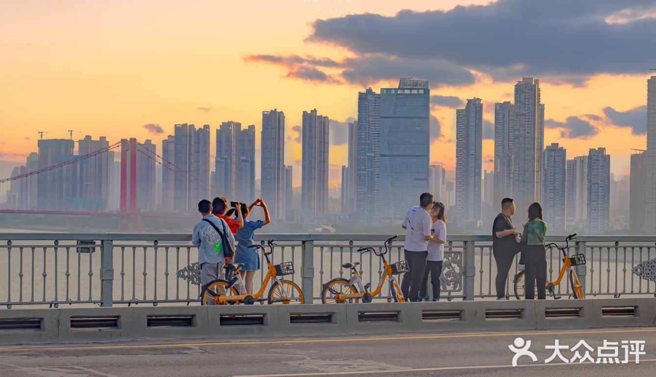 🌇来长江大桥看一场夕阳吧