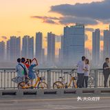 🌇来长江大桥看一场夕阳吧