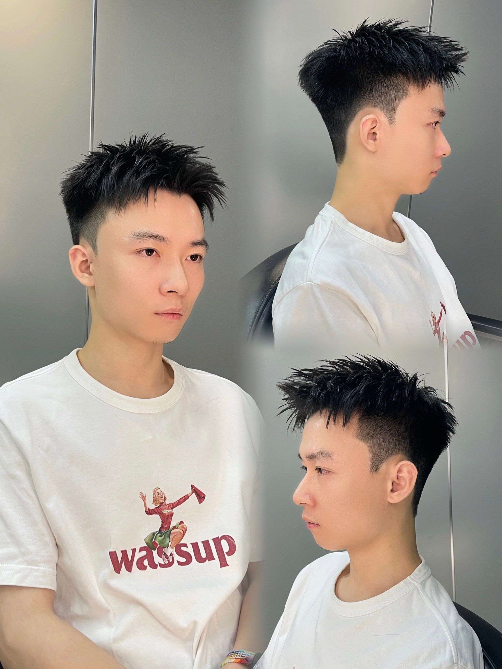 阳光清爽凌乱前刺\\n千净清爽的短发发型女孩都喜欢\\n阳光男孩撩妹