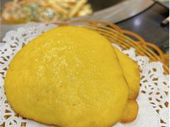 鳇鱼玉米饼-老刘生态大鱼坊铁锅炖鱼(赛马场店)