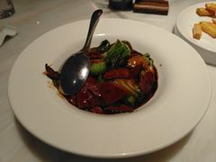 菜梗炒猪肝-菲乐餐厅(三十年经营·湖滨路店)