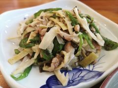 杭椒笋干炒肉丝-百家鲜·杭帮菜