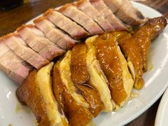 豉油鸡拼烧肉-灵记饭店(营地大街店)