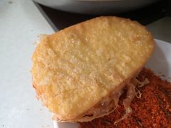 鸡蛋炸馒头片-大槐树烤肉馆