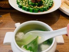 鲜嫩黄花鱼丸汤-将相和·海鲜蒸饺大连菜
