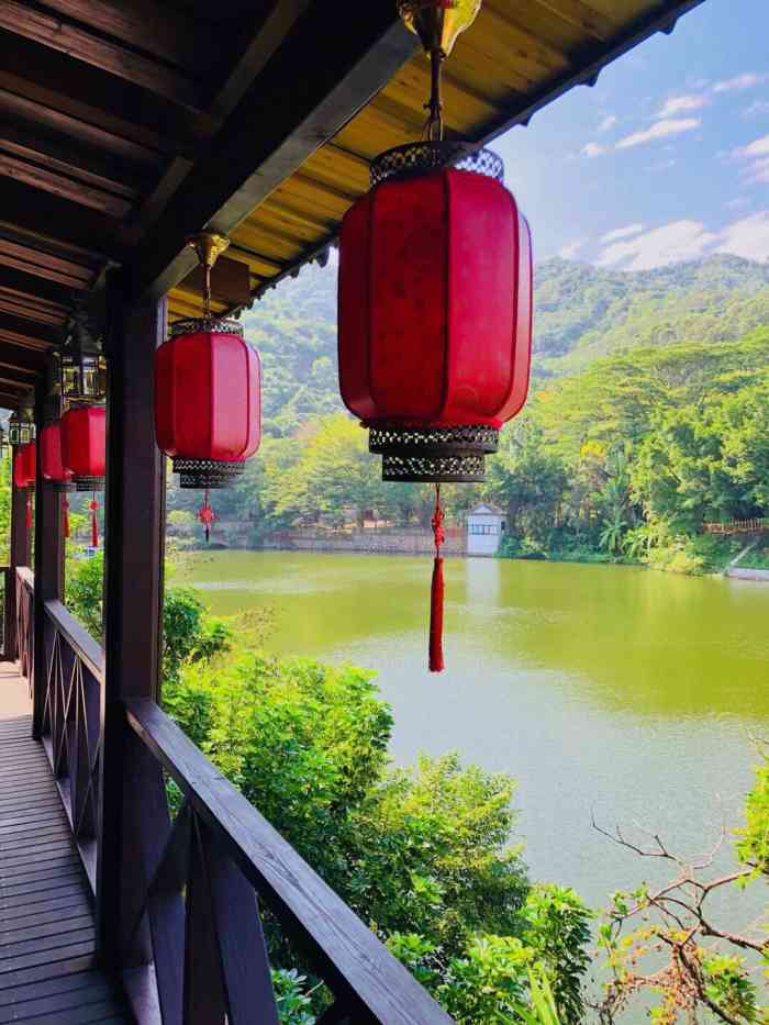 先歌山水山庄(九围店)-"在深圳想找一个远离闹市,环境清幽,有山有.